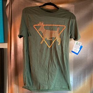 Columbia PHG size Small olive green with orange‎ stag.  Z